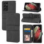 Custodia in pelle a vibrazione orizzontale in PU + TPU con fibbia magnetica a righe in rilievo con supporto e slot per schede e portafoglio e cornice per foto e imbracatura, For Samsung Galaxy S20 FE 5G, For Samsung Galaxy S21 5G                       ...