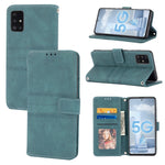 Custodia in pelle a vibrazione orizzontale in PU + TPU con fibbia magnetica a righe in rilievo con supporto e slot per schede e portafoglio e cornice per foto e imbracatura, For Samsung Galaxy S21 FE, For Samsung Galaxy A02s 164mm                      ...