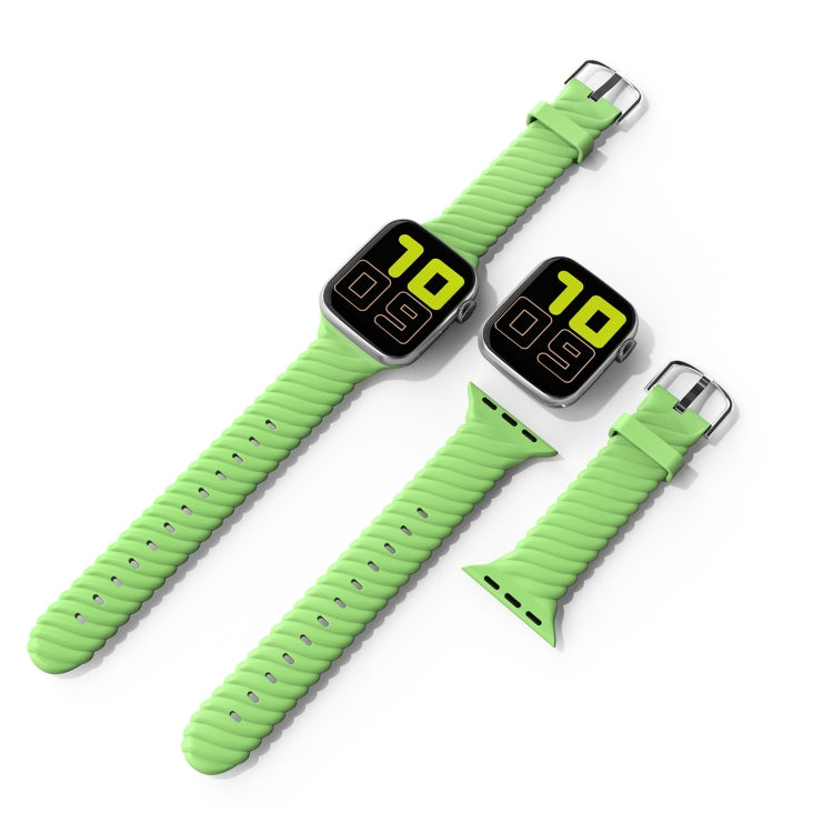 Cinturino di ricambio per cinturino di ricambio in silicone Twist tinta unita per Apple Watch Series, 7 41mm / 6 & SE & 5 & 4 40mm / 3 & 2 & 1 38mm, 7 45mm / 6 & SE & 5 & 4 44mm / 3 & 2 & 1 42mm