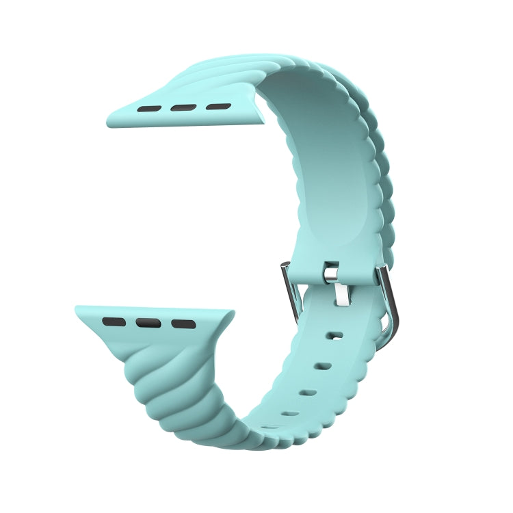 Cinturino di ricambio per cinturino di ricambio in silicone Twist tinta unita per Apple Watch Series, 7 41mm / 6 & SE & 5 & 4 40mm / 3 & 2 & 1 38mm, 7 45mm / 6 & SE & 5 & 4 44mm / 3 & 2 & 1 42mm