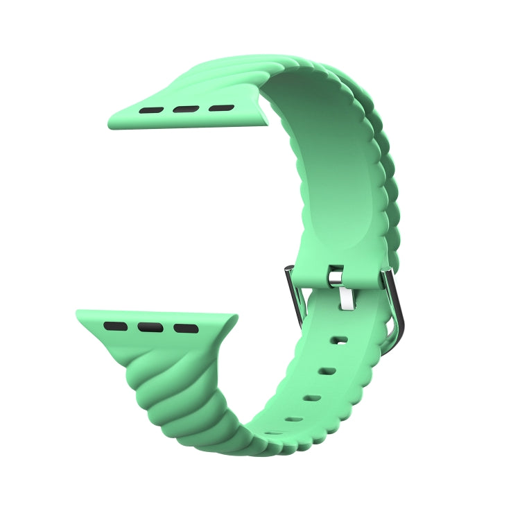 Cinturino di ricambio per cinturino di ricambio in silicone Twist tinta unita per Apple Watch Series, 7 41mm / 6 & SE & 5 & 4 40mm / 3 & 2 & 1 38mm, 7 45mm / 6 & SE & 5 & 4 44mm / 3 & 2 & 1 42mm