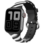 Cinturino di ricambio per cinturino di ricambio in silicone Twist bicolore per Apple Watch Series, 7 41mm / 6 & SE & 5 & 4 40mm / 3 & 2 & 1 38mm, 7 45mm / 6 & SE & 5 & 4 44mm / 3 & 2 & 1 42mm