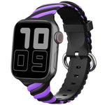 Cinturino di ricambio per cinturino di ricambio in silicone Twist bicolore per Apple Watch Series, 7 41mm / 6 & SE & 5 & 4 40mm / 3 & 2 & 1 38mm, 7 45mm / 6 & SE & 5 & 4 44mm / 3 & 2 & 1 42mm