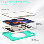 Custodia TPU con rotazione 360° per iPad Pro 12.9 e Air 10.9