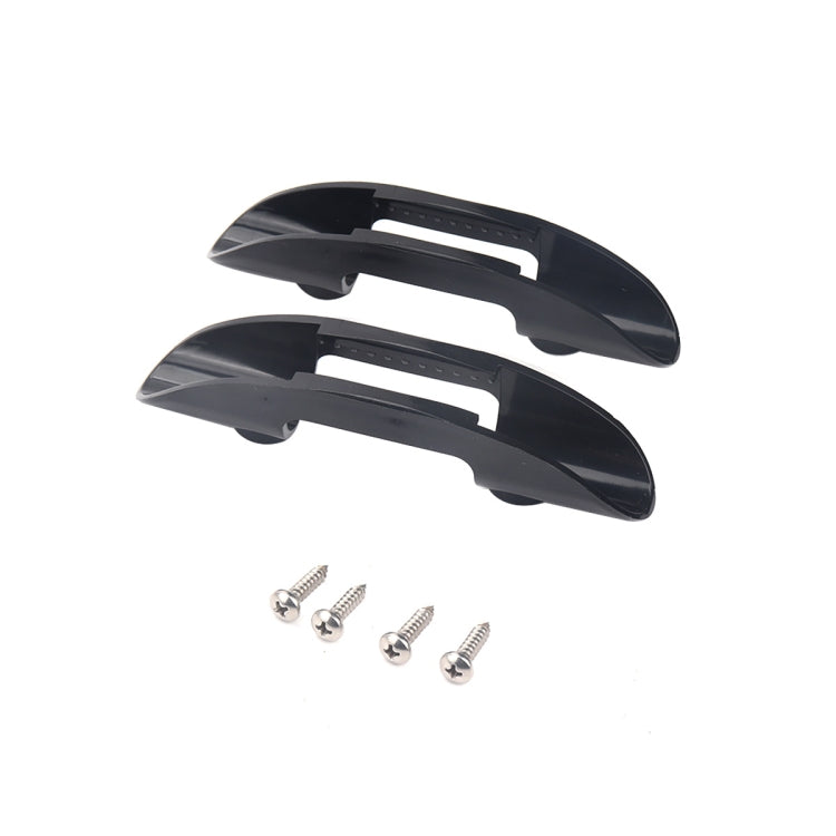 Supporto per clip per pagaia con fibbia di fissaggio in plastica per barca/kayak con viti, A5959 2 PCS, A5960 4 PCS