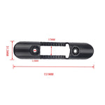 Supporto per clip per pagaia con fibbia di fissaggio in plastica per barca/kayak con viti, A5959 2 PCS, A5960 4 PCS