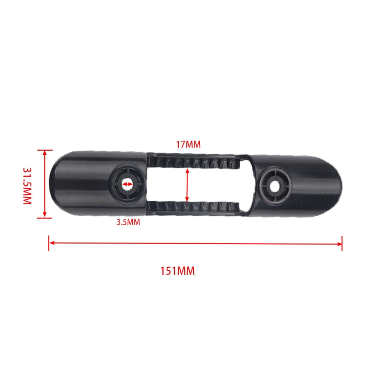 Supporto per clip per pagaia con fibbia di fissaggio in plastica per barca/kayak con viti, A5959 2 PCS, A5960 4 PCS