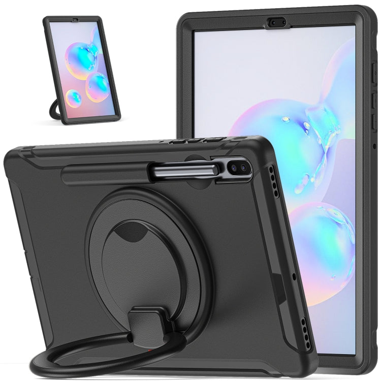 Custodia protettiva antiurto in TPU + PC con supporto per impugnatura pieghevole con rotazione a 360 gradi e slot per penna, For Samsung Galaxy Tab S6 T860, For Samsung Galaxy Tab A 8.4 T307 2020, For Samsung Galaxy Tab A 10.1 T515/T510 2019           ...