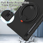 Custodia protettiva antiurto in TPU + PC con supporto per impugnatura pieghevole con rotazione a 360 gradi e slot per penna, For Samsung Galaxy Tab S6 T860, For Samsung Galaxy Tab A 8.4 T307 2020, For Samsung Galaxy Tab A 10.1 T515/T510 2019           ...