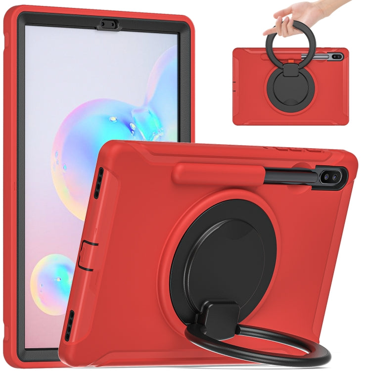 Custodia protettiva antiurto in TPU + PC con supporto per impugnatura pieghevole con rotazione a 360 gradi e slot per penna, For Samsung Galaxy Tab S6 T860, For Samsung Galaxy Tab A 8.4 T307 2020, For Samsung Galaxy Tab A 10.1 T515/T510 2019           ...