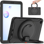 Custodia protettiva antiurto in TPU + PC con supporto per impugnatura pieghevole con rotazione a 360 gradi e slot per penna, For Samsung Galaxy Tab S6 T860, For Samsung Galaxy Tab A 8.4 T307 2020, For Samsung Galaxy Tab A 10.1 T515/T510 2019           ...