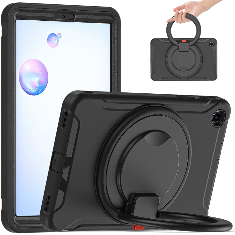 Custodia protettiva antiurto in TPU + PC con supporto per impugnatura pieghevole con rotazione a 360 gradi e slot per penna, For Samsung Galaxy Tab S6 T860, For Samsung Galaxy Tab A 8.4 T307 2020, For Samsung Galaxy Tab A 10.1 T515/T510 2019           ...