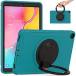 Custodia protettiva antiurto in TPU + PC con supporto per impugnatura pieghevole con rotazione a 360 gradi e slot per penna, For Samsung Galaxy Tab S6 T860, For Samsung Galaxy Tab A 8.4 T307 2020, For Samsung Galaxy Tab A 10.1 T515/T510 2019           ...