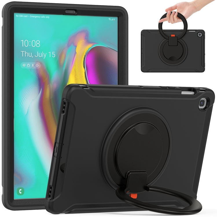 Custodia protettiva antiurto in TPU + PC con supporto per impugnatura pieghevole con rotazione a 360 gradi e slot per penna, For Samsung Galaxy Tab S6 T860, For Samsung Galaxy Tab A 8.4 T307 2020, For Samsung Galaxy Tab A 10.1 T515/T510 2019           ...