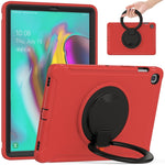 Custodia protettiva antiurto in TPU + PC con supporto per impugnatura pieghevole con rotazione a 360 gradi e slot per penna, For Samsung Galaxy Tab S6 T860, For Samsung Galaxy Tab A 8.4 T307 2020, For Samsung Galaxy Tab A 10.1 T515/T510 2019           ...