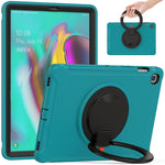 Custodia protettiva antiurto in TPU + PC con supporto per impugnatura pieghevole con rotazione a 360 gradi e slot per penna, For Samsung Galaxy Tab S6 T860, For Samsung Galaxy Tab A 8.4 T307 2020, For Samsung Galaxy Tab A 10.1 T515/T510 2019           ...