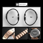 SKMEI 9180 Orologio al quarzo da donna con cinturino in acciaio inossidabile con quadrante cielo stellato