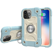 Custodia protettiva antiurto in silicone + PC con supporto a doppio anello, For iPhone 13 Pro, For iPhone 13 Pro Max