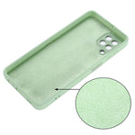 Custodia protettiva a copertura totale anticaduta in silicone liquido tinta unita, For Samsung Galaxy M32 4G Indian Version