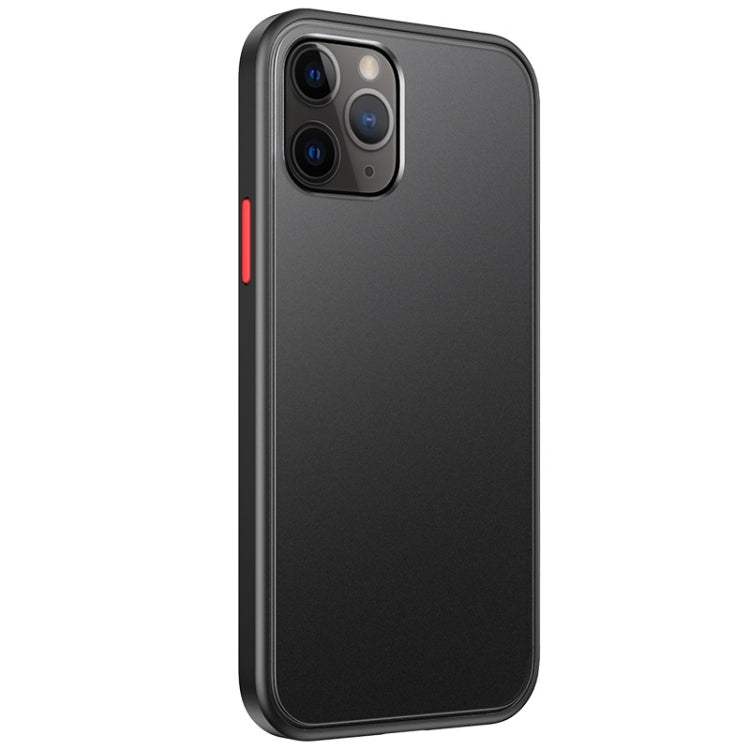 Custodia TPU antiurto con pulsante colorato per iPhone 12