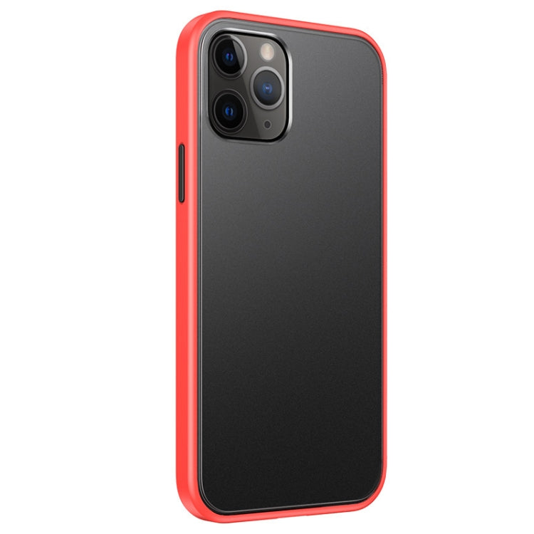 Custodia TPU antiurto con pulsante colorato per iPhone 12
