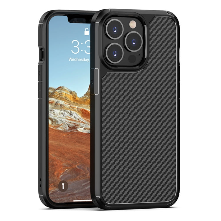 Custodia TPU e PC con fibra di carbonio per iPhone 13 mini
