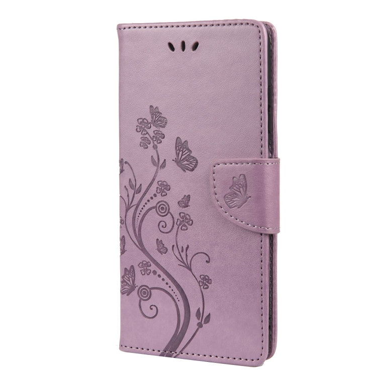 Custodia portafoglio in pelle con motivo farfalla per iPhone 13 m