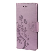 Custodia in pelle flip orizzontale con motivo floreale a farfalla con supporto, slot per schede e portafoglio, For Samsung Galaxy A03s 164mm, For iPhone 13 mini, For iPhone 13