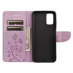 Custodia portafoglio in pelle con motivo farfalla per iPhone 13 m