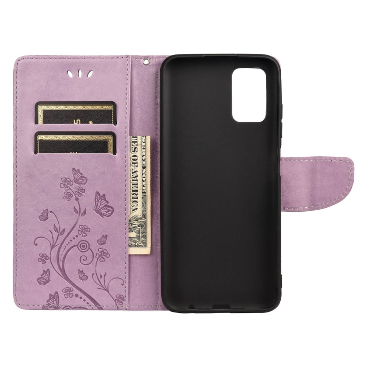 Custodia portafoglio in pelle con motivo farfalla per iPhone 13 m