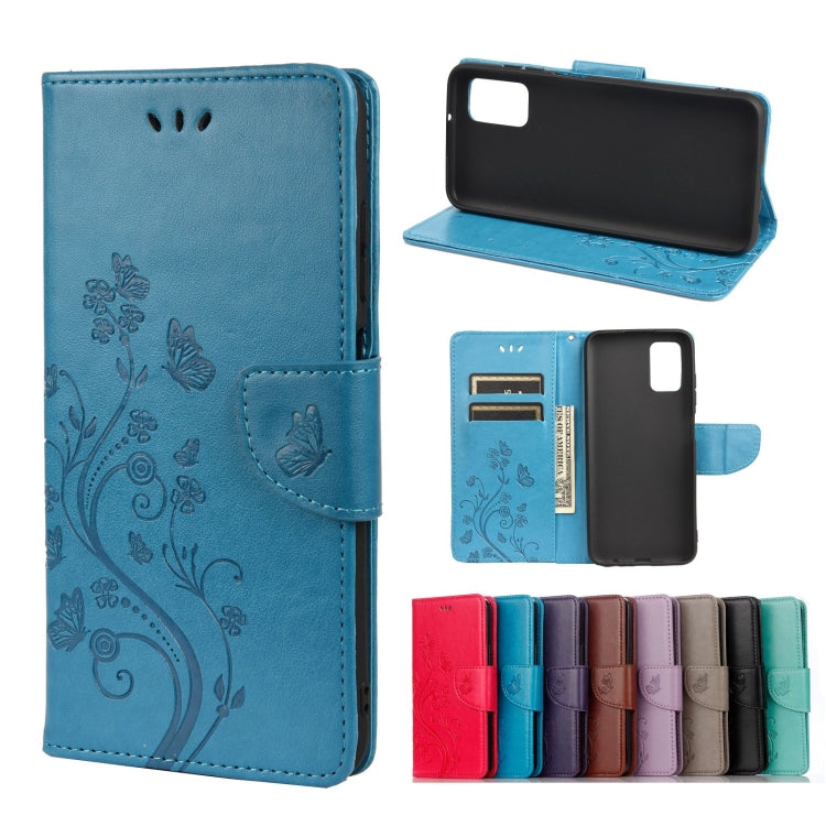Custodia portafoglio in pelle con motivo farfalla per iPhone 13 m