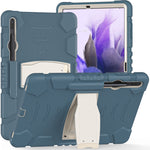 Cornice dello schermo di protezione a 3 strati + PC + Custodia combinata antiurto in silicone con supporto, For Samsung Galaxy Tab S7+/S7 FE 12.4 inch
