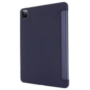 Custodia in pelle flip orizzontale TPU con supporto a tre pieghe, For iPad Pro 12.9 2022 / 2021/2020/2018
