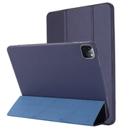 Custodia in pelle flip orizzontale TPU con supporto a tre pieghe, For iPad Pro 12.9 2022 / 2021/2020/2018