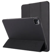 Custodia in pelle flip orizzontale TPU con supporto a tre pieghe, For iPad Pro 12.9 2022 / 2021/2020/2018