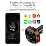 BC52 QC3.0 Trasmettitore FM per lettore MP3 Bluetooth con luce colorata per auto a ricarica rapida, BC52