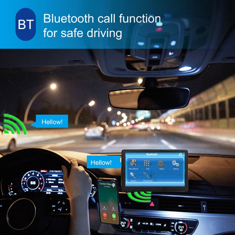 X20 Navigatore GPS per auto da 7 pollici 8G + 256M Schermo capacitivo Bluetooth Immagine di retromarcia, Europe Map, Australia Map, Southeast Asia Map, North America Map, Middle East Map, South America Map, Africa Map