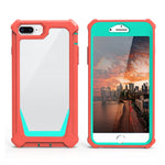 Custodia TPU trasparente 360° per iPhone 8 Plus e compatibili