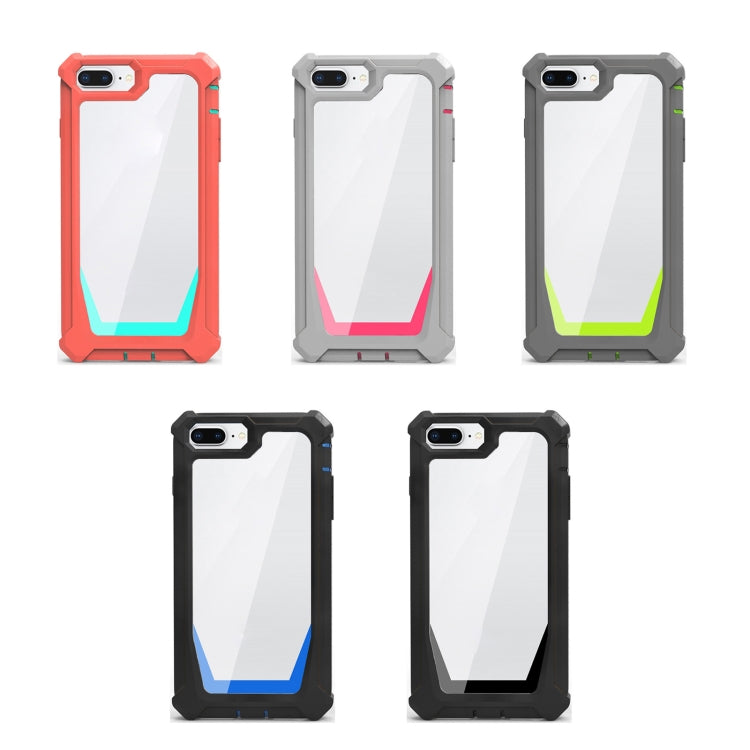 Custodia TPU trasparente 360° per iPhone 8 Plus e compatibili