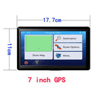 Navigatore GPS per auto da 7 pollici 8G+256M con schermo capacitivo ad alta configurazione, specifica: mappa Russia + Bielorussia + Ucraina, Russia + Belarus + Ukraine Map