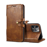 Custodia portafoglio in pelle flip per iPhone 13 Pro