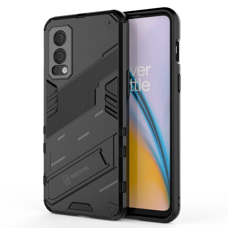 Punk Armor 2 in 1 PC + custodia antiurto in TPU con supporto invisibile, For OnePlus Nord 2 5G, For Honor X20 SE