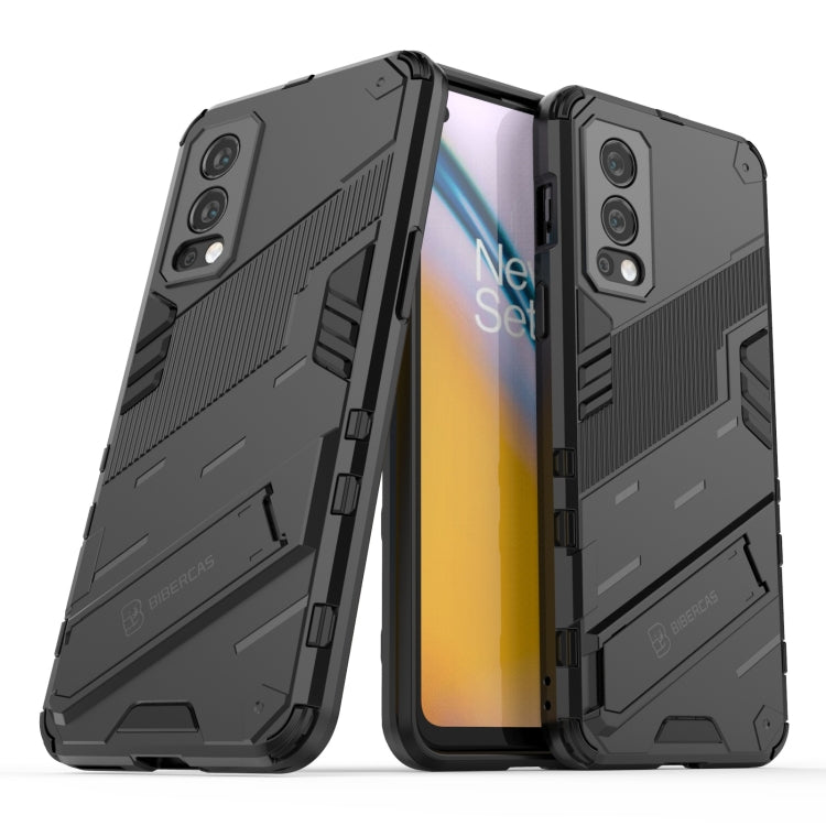 Punk Armor 2 in 1 PC + custodia antiurto in TPU con supporto invisibile, For OnePlus Nord 2 5G, For Honor X20 SE