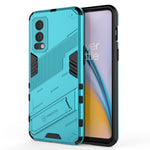 Punk Armor 2 in 1 PC + custodia antiurto in TPU con supporto invisibile, For OnePlus Nord 2 5G, For Honor X20 SE