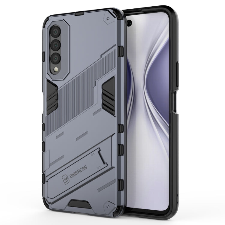Punk Armor 2 in 1 PC + custodia antiurto in TPU con supporto invisibile, For OnePlus Nord 2 5G, For Honor X20 SE
