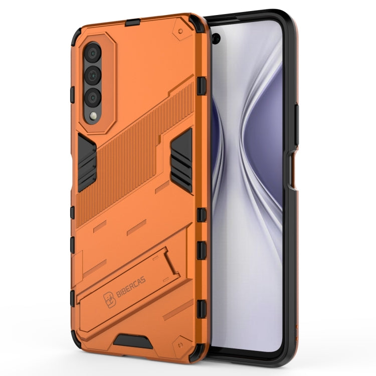 Punk Armor 2 in 1 PC + custodia antiurto in TPU con supporto invisibile, For OnePlus Nord 2 5G, For Honor X20 SE