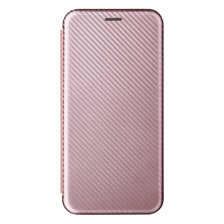 Struttura in fibra di carbonio Flip orizzontale magnetico Custodia in pelle TPU + PC + PU con slot per schede, For OPPO A16, For Sharp Aquos Sense 6