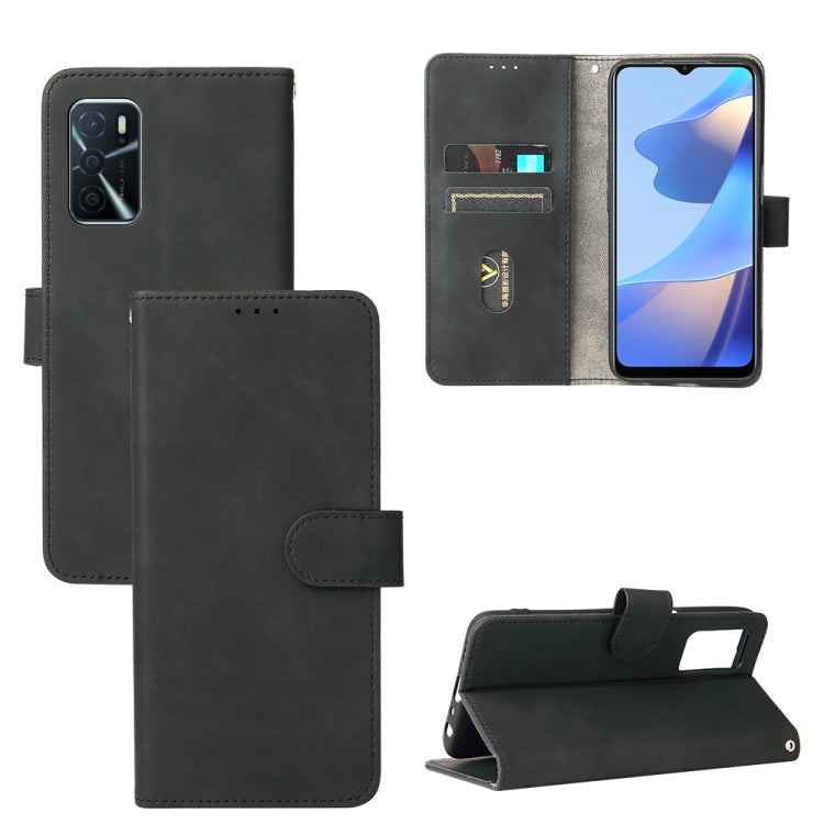 Tinta unita Skin Feel Fibbia magnetica Flip orizzontale Custodia in pelle PU con struttura in vitello con supporto e slot per schede e portafoglio, For OPPO A16, For Samsung Galaxy M32 (Global), For Samsung Galaxy M32 (India), For Sharp Aquos Sense 6