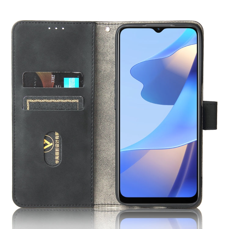 Tinta unita Skin Feel Fibbia magnetica Flip orizzontale Custodia in pelle PU con struttura in vitello con supporto e slot per schede e portafoglio, For OPPO A16, For Samsung Galaxy M32 (Global), For Samsung Galaxy M32 (India), For Sharp Aquos Sense 6