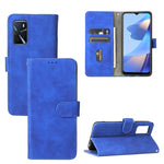 Tinta unita Skin Feel Fibbia magnetica Flip orizzontale Custodia in pelle PU con struttura in vitello con supporto e slot per schede e portafoglio, For OPPO A16, For Samsung Galaxy M32 (Global), For Samsung Galaxy M32 (India), For Sharp Aquos Sense 6